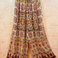 THE 'JONI' STUNNING VINTAGE 70'S STYLE BOHEMIAN PRINT RELAXED FIT TWO PIECE TROUSER SUIT