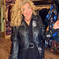 THE 'ROCK AND ROSES' STUNNING BIKER JACKET WITH BEAUTIFUL EMBROIDERED ROSES AND STUDDED DETAIL.