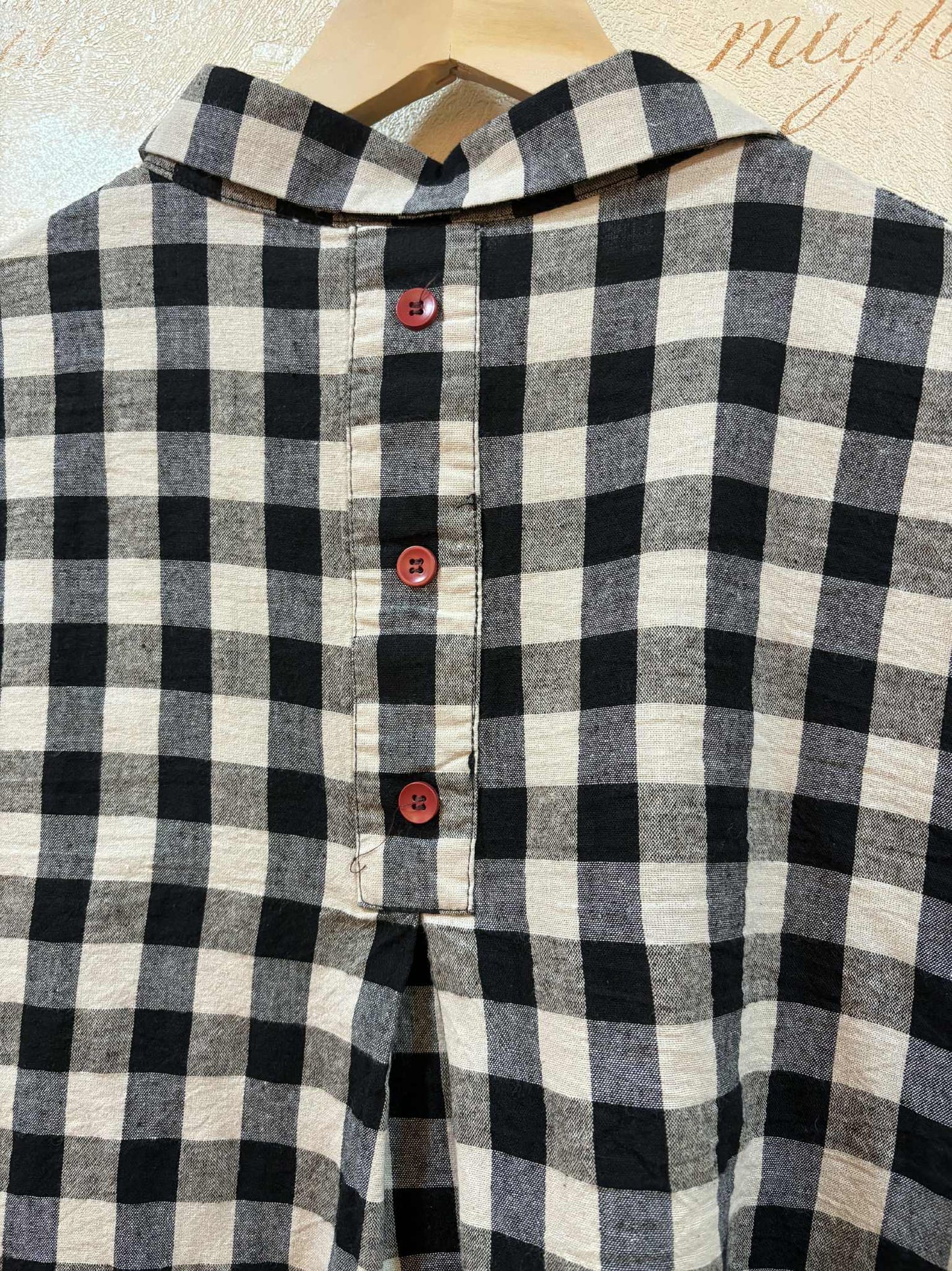 THE 'GILLY' TIMELESS AND CLASSIC GINGHAM BUTTON BACK DETAIL SHIRT/JACKET MATCHING TROUSERS AVAILABLE