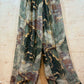 THE 'SIENNA' LUXURIOUS SILK BLEND MARBLE PRINT TWO PIECE FLOATY TROUSER SUIT PINK, KHAKI OR BLUE