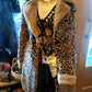 THE 'LEONA' EXQUISITELY SOFT PLUSH LEOPARD FAUX FUR COAT IN PINK OR BEIGE