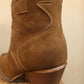 THE 'SAVANNAH' CLASSIC STITCH DETAIL WESTERN STYLE ULTRA COMFORT BOOT IN CHESTNUT BROWN