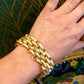 THE 'CARRIE' EXQUISITE MULTI CHAIN STATEMENT BRACELET IN SILVER OR GOLD