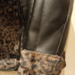 THE 'DUO LEOPARD' REVERSIBLE FAUX FUR & FAUX LEATHER COAT TWO COATS IN ONE!