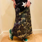 THE 'SPORTY CAMO' URBAN STYLE CAMO PRINT SKIRT WITH SIDE STRIPES AND STRETCH WAIST