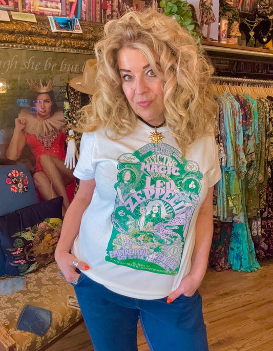 'ROCK STAR RANGE' FEMALE FIT CLASSIC LED ZEPPELIN T SHIRT