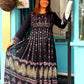 'ZAHARA' FABULOUSLY EMBELLISHED BLACK CHIFFON BOHEMIAN DRESS