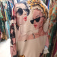 'WOMEN OF THE WORLD' COOL GIRLS FABULOUS SASSY GIRL PRINT LONG LENGTH SHIRT