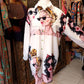'WOMEN OF THE WORLD' COOL GIRLS FABULOUS SASSY GIRL PRINT LONG LENGTH SHIRT