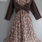 Phase Eight Size L Ditsy Floral Luxurious Silk Chiffon Jersey Shrug Dress RRP £95!