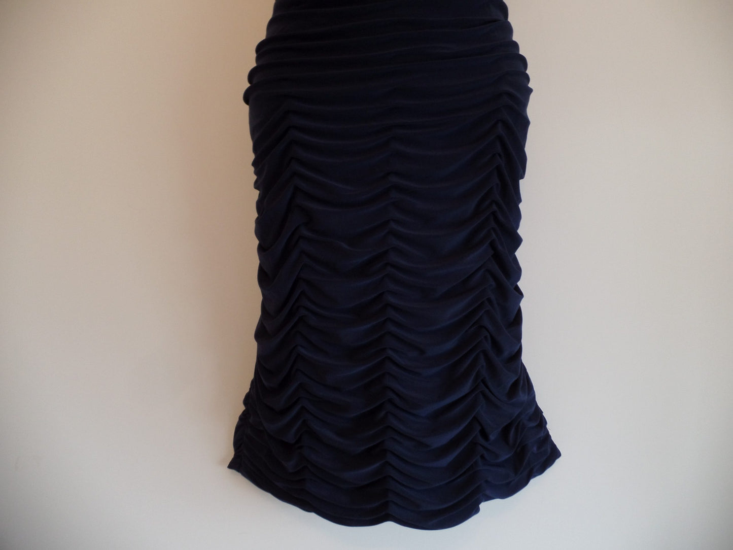 Phase Eight Size 14 Flattering Midnight Blue Ruched 'Justine' Dress