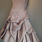 Monsoon Size 18 Beautiful Mink Gothic Westwood Style Hitch Hem Dress