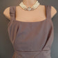 Monsoon Size 18 Beautiful Mink Gothic Westwood Style Hitch Hem Dress