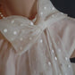 Ted Baker Size 8 beautiful Nude Pink Luxurious Organza Silk Pussycat Bow Dress