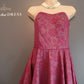 Laura Ashley Size 10 Genuine Vintage Mulberry Floral Sweetheart Dress and Jacket