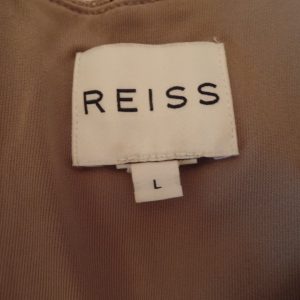 Reiss Size L (14-16) Glorious 'Clemence'  Clover Lace Twist Front Dress