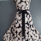 Phase Eight Size 16 Glorious Nude & Black Tapework Tulle Hem 50's Style Dress RRP £150!