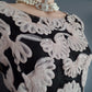 Phase Eight Size 16 Glorious Nude & Black Tapework Tulle Hem 50's Style Dress RRP £150!