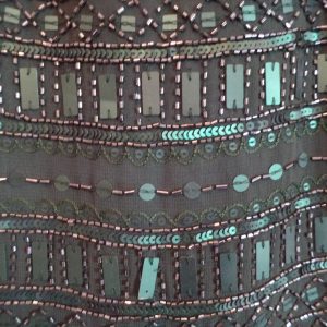 Phase Eight Size 10 Stunning Holly Green Richly Beaded Vintage 20's Style Dress RRP £160!