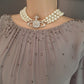 Boden Size 14 Ice Grey Delicately Sequinned Chiffon Bodice Occasion Dress