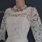 Monsoon Size 12 Beautiful Antique Style Scalloped Lace Occasion Dress