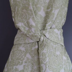 Phase Eight Size 18 Chic Apple Green Brocade Bow Front Dress