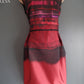 Phase Eight Size 14 Stunning Vibrant Jewel Coloured Stripe Occasion Dress